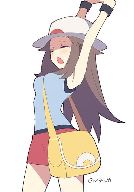 leaf (pokemon and 1 more) drawn by agata_(agatha)