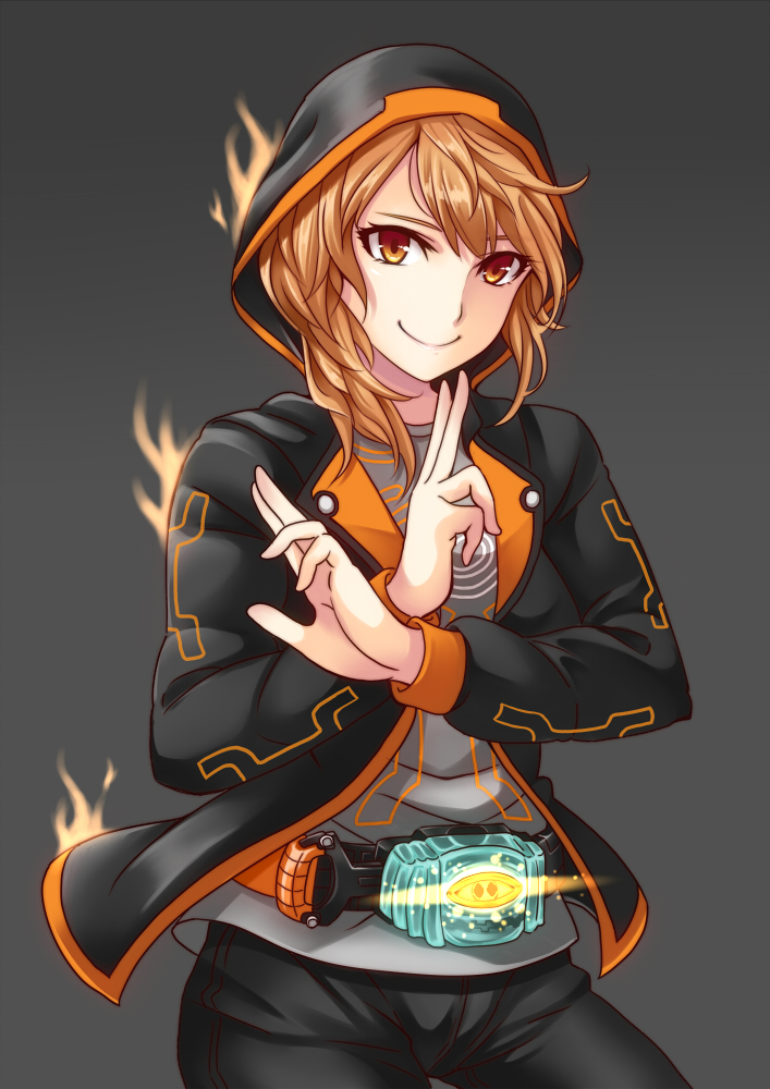 kamen rider ghost and tenkuuji takeru (kamen rider and 1 more) drawn by seven_(11)