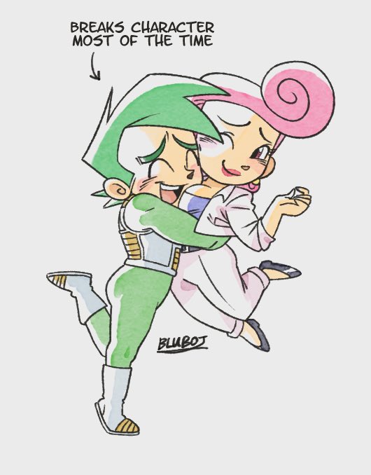 vegeta, bulma, wanda, and cosmo (dragon ball and 1 more) drawn by xxsky64xx