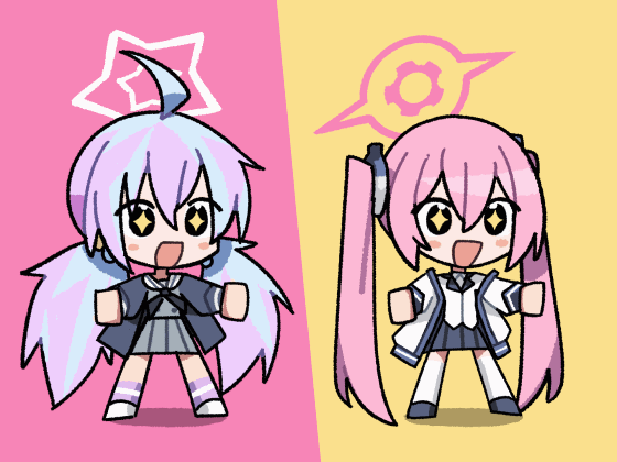 reisa and koyuki (blue archive and 1 more) drawn by tsunderemaids
