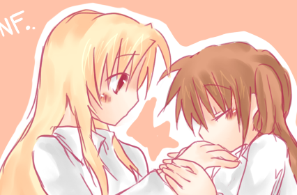 fate testarossa and takamachi nanoha (lyrical nanoha and 1 more)