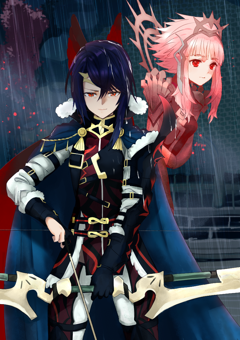 alcryst and veronica (fire emblem and 2 more) drawn by shoochiku_bai