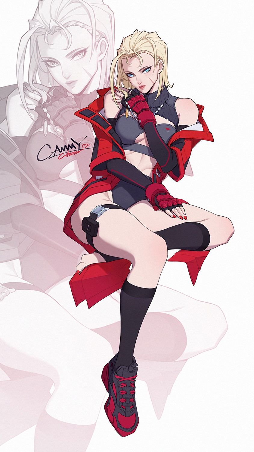 cammy white (street fighter and 1 more) drawn by citemer