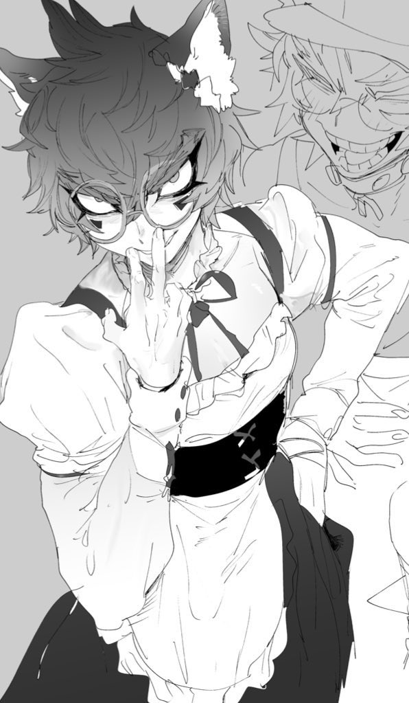 zilch alexander (master detective archives: rain code) drawn by na_6