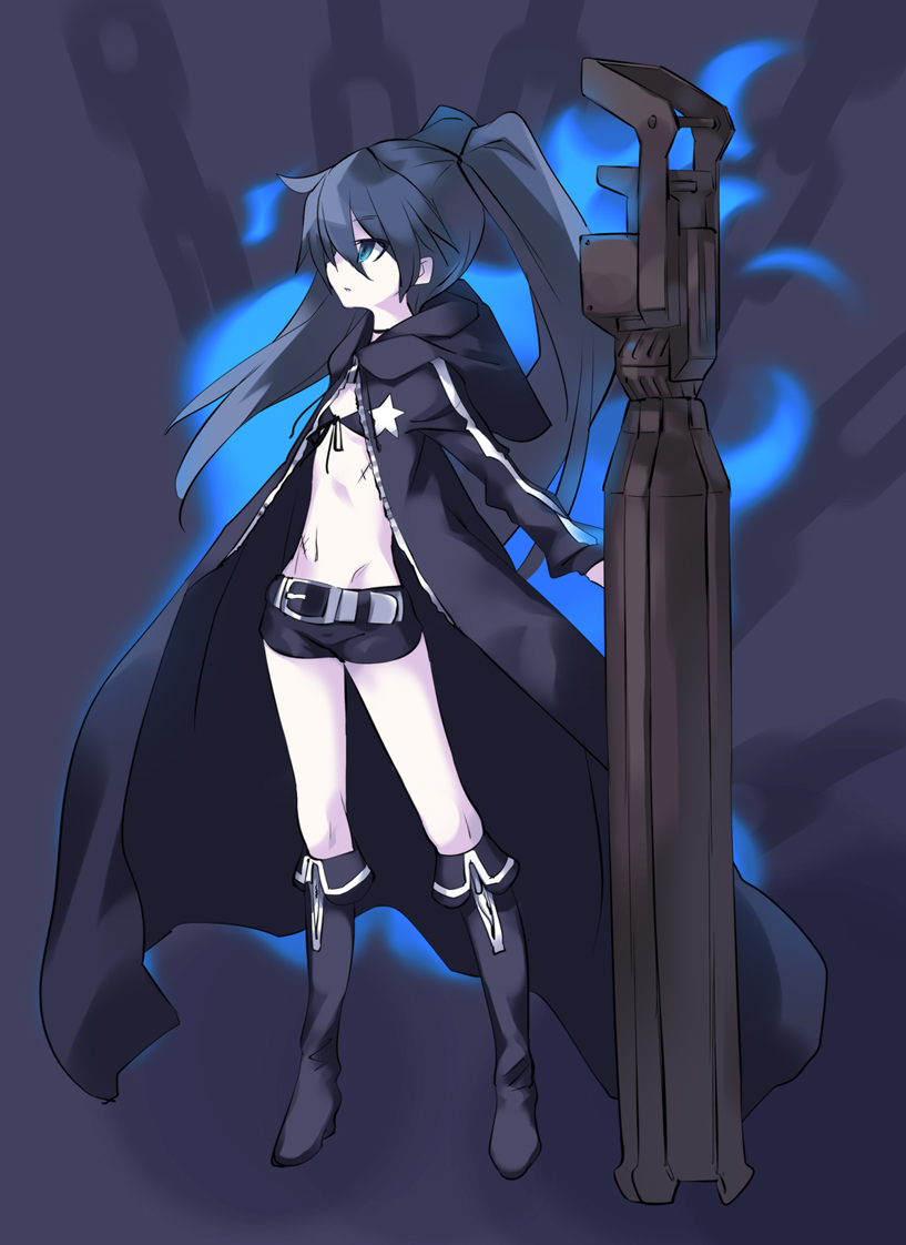 black rock shooter (black rock shooter) drawn by usatsuka_eiji
