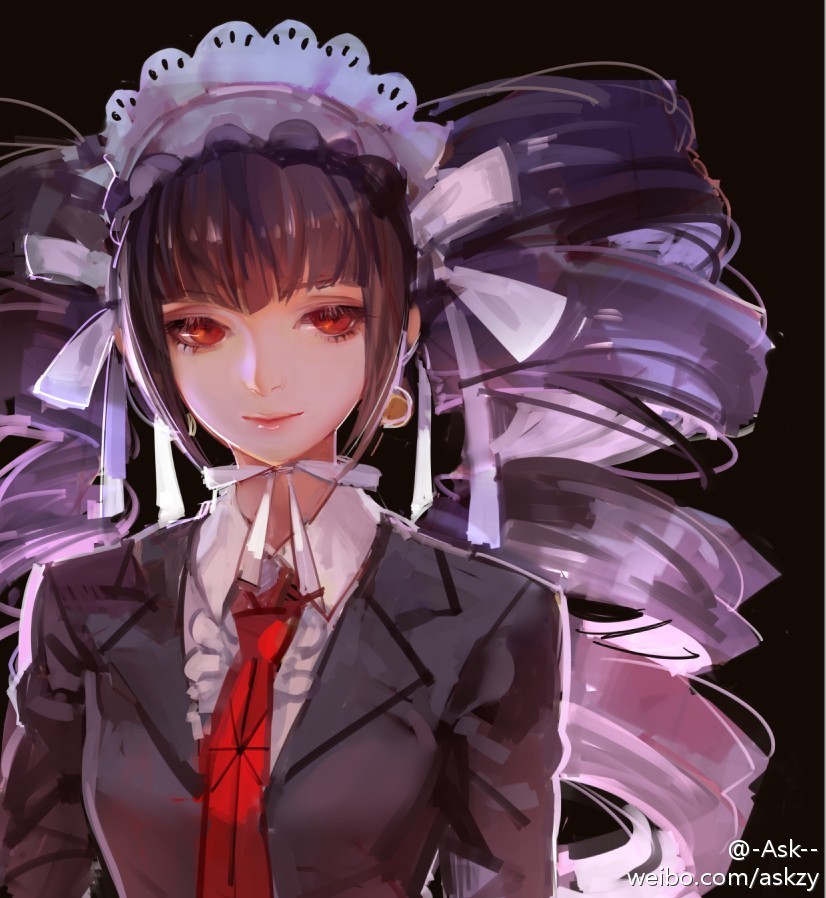 celestia ludenberg (danganronpa and 1 more) drawn by ask_(askzy)