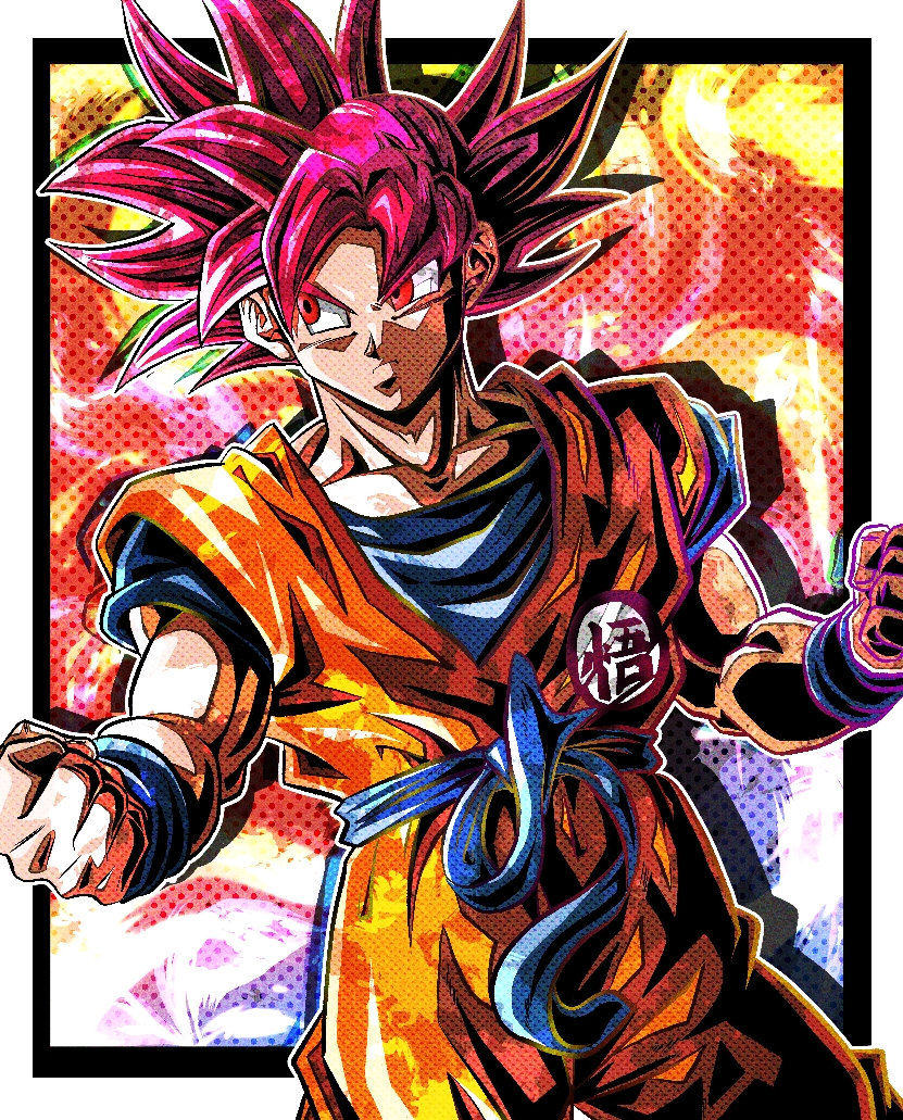 son goku (dragon ball and 1 more) drawn by ushi_(akabec0)