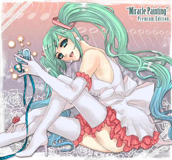 hatsune miku (vocaloid and 1 more) drawn by tako_rii