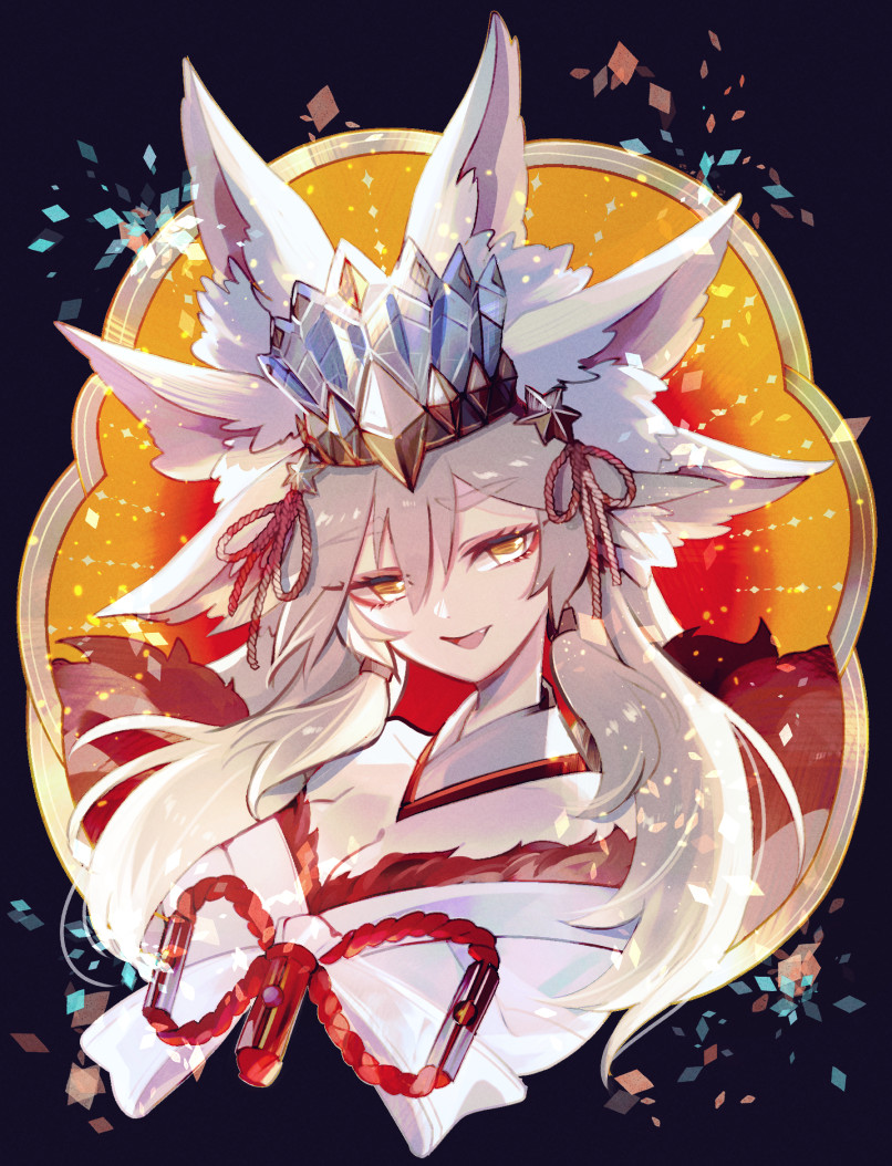tamamo and koyanskaya (fate and 1 more) drawn by dextral
