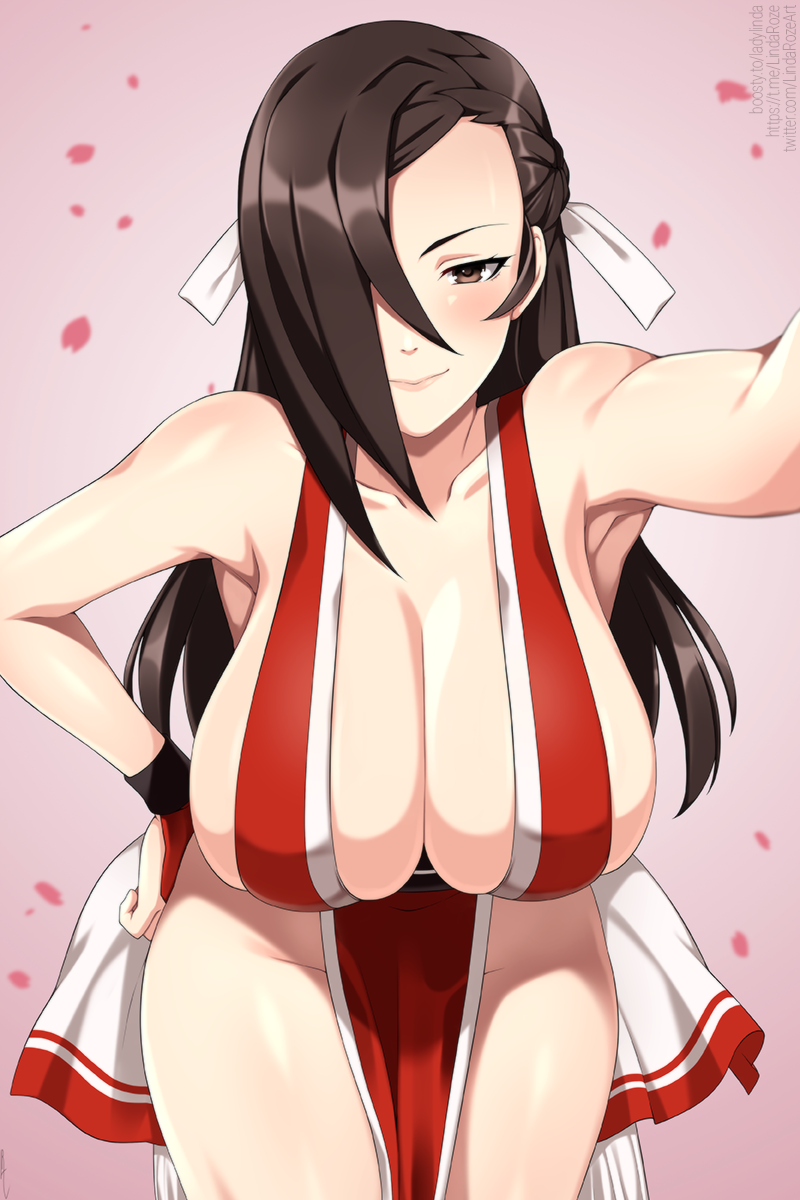 shiranui mai and kagero (fire emblem and 3 more) drawn by lindaroze