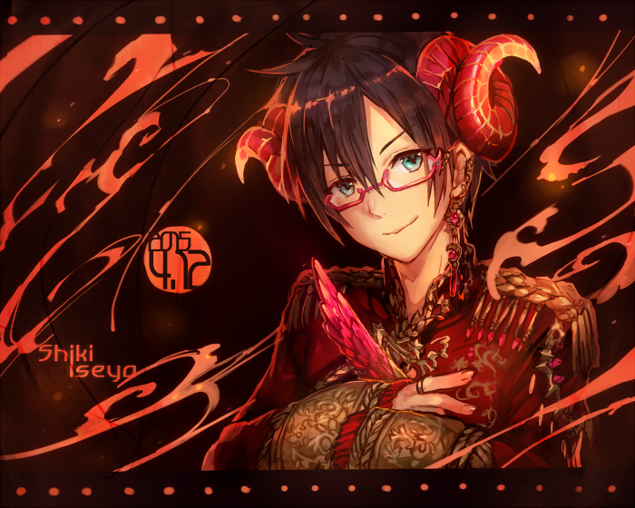 iseya shiki (idolmaster and 1 more) drawn by shigaraki_(strobe_blue)