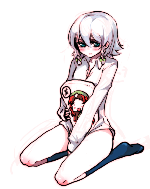 izayoi sakuya and hong meiling (touhou) drawn by tima