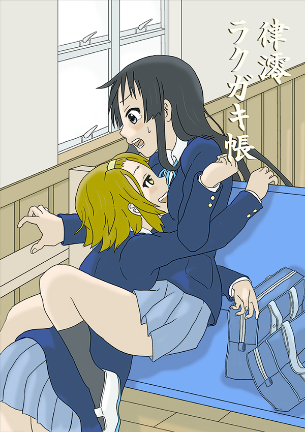 akiyama mio and tainaka ritsu (k-on!) drawn by ni_dai-me