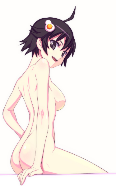 araragi karen (monogatari and 1 more) drawn by caryo and nanashino