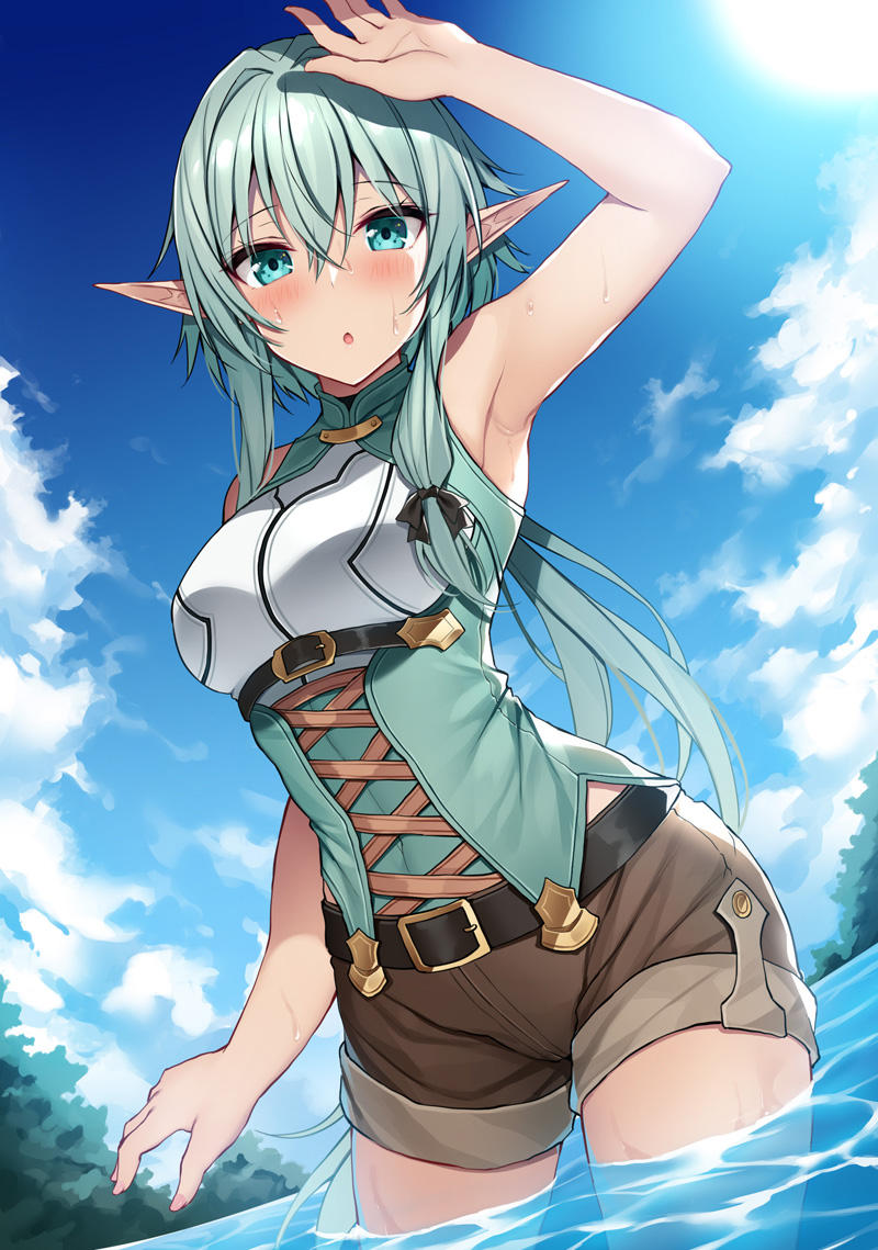 high elf archer (goblin slayer!) drawn by xe_(execut3r)