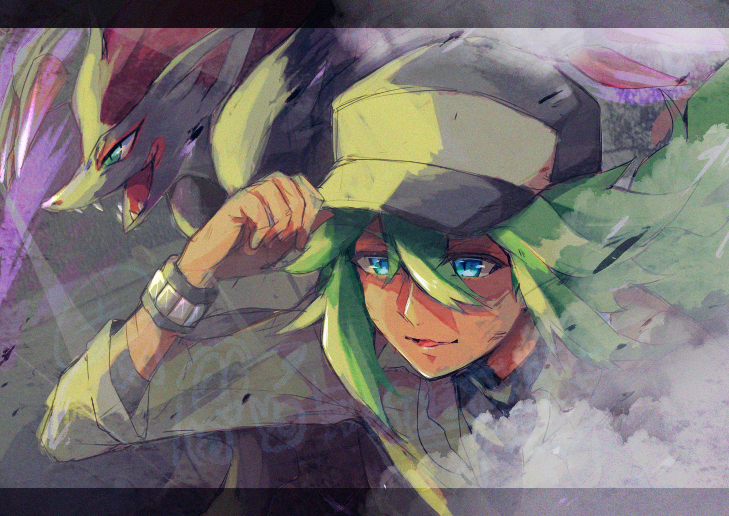 n and zoroark (pokemon and 1 more) drawn by ysayoyuki