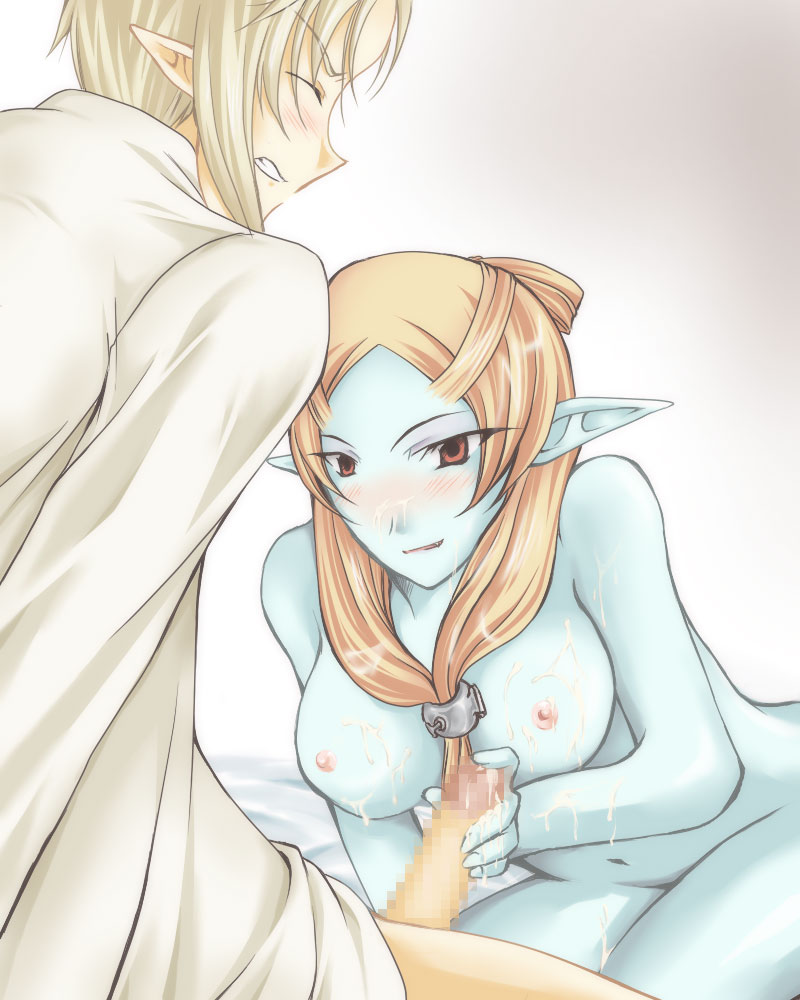 link and midna (the legend of zelda and 1 more) drawn by microspace