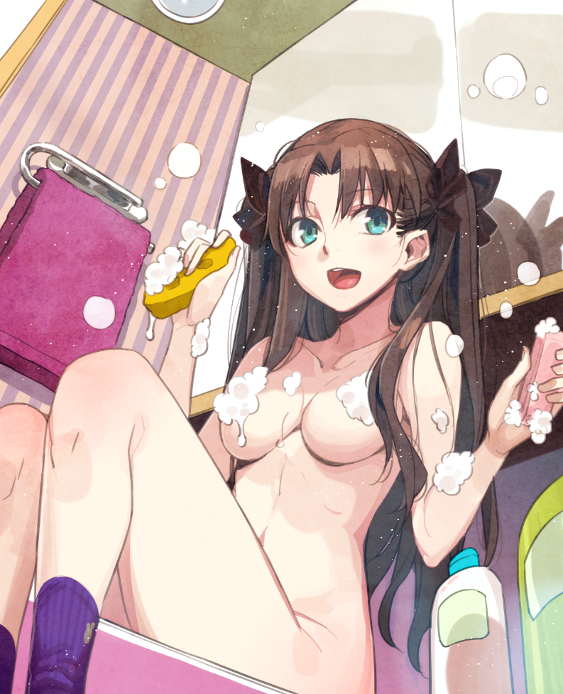 tohsaka rin (fate and 1 more) drawn by morii_shizuki
