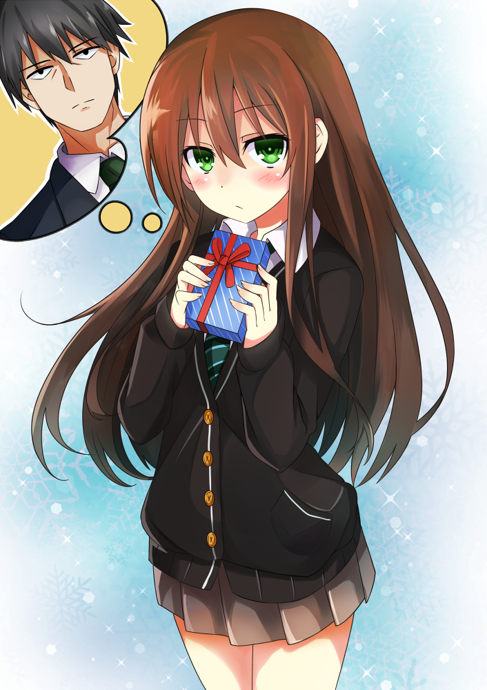 producer and shibuya rin (idolmaster and 1 more) drawn by komori_kuzuyu