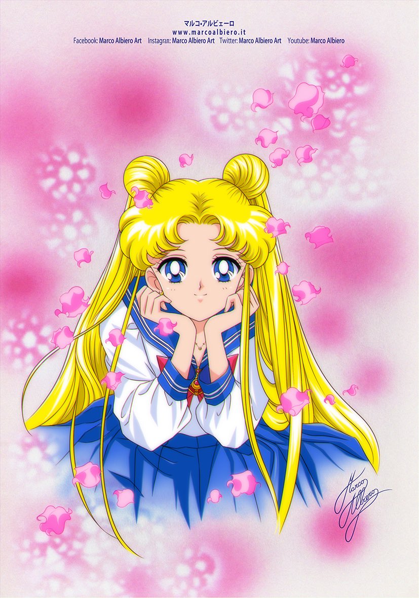 tsukino usagi (bishoujo senshi sailor moon and 1 more) drawn by marco_albiero