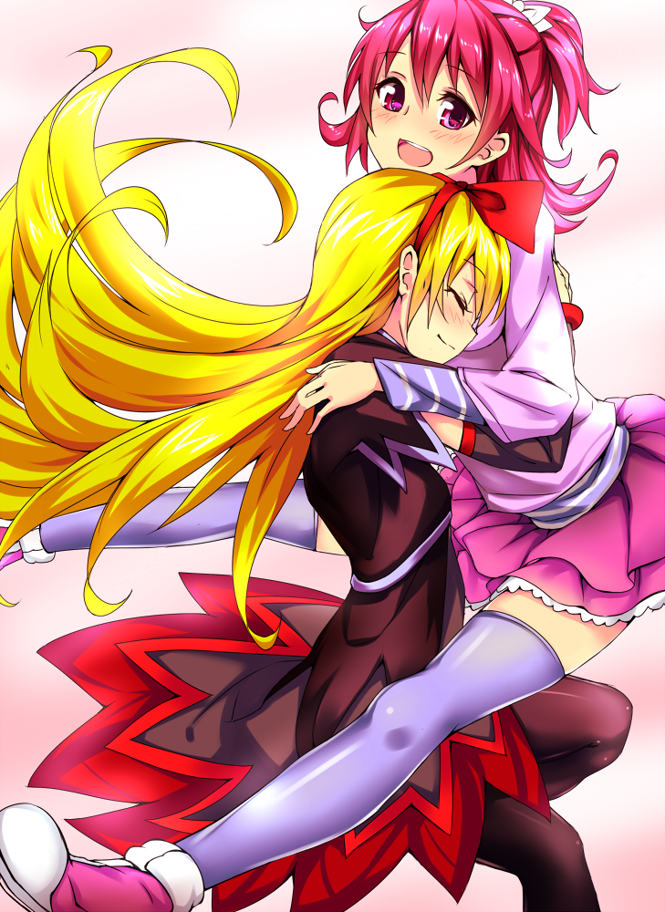 aida mana and regina (precure and 1 more) drawn by takabow