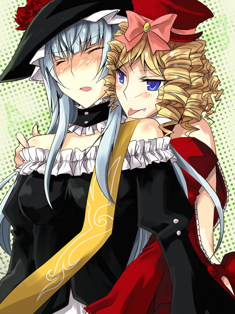 virgilia and gaap (umineko no naku koro ni) drawn by isya