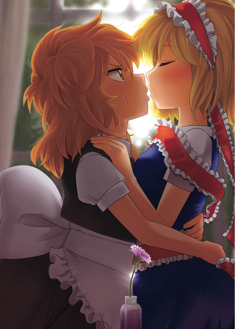 kirisame marisa and alice margatroid (touhou) drawn by bon_(rump)