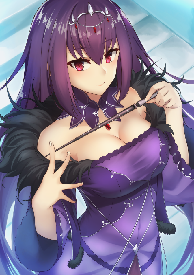 scathach and scathach skadi (fate and 1 more) drawn by pinta_(ayashii_bochi)