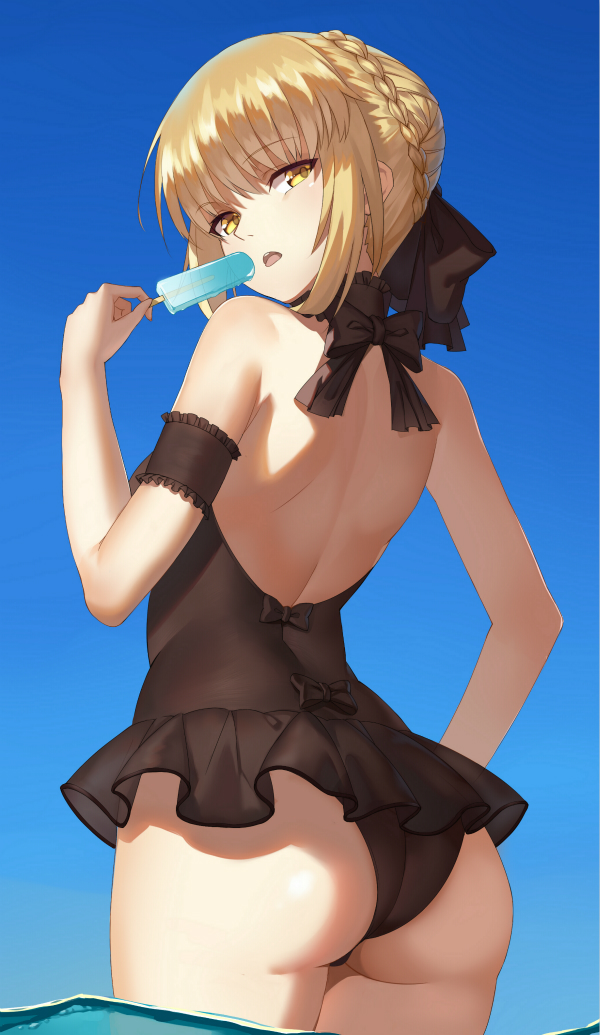 artoria pendragon and saber alter (fate and 1 more) drawn by yunsang