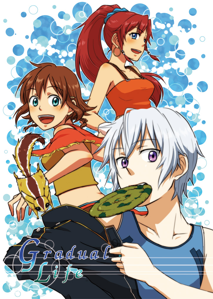amy, bellows, and ledo (suisei no gargantia) drawn by ten_(1010)