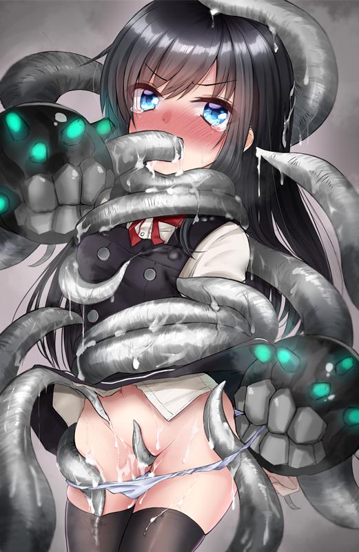 asashio, asashio kai ni, and enemy naval mine (kantai collection) drawn by sasakura_(calicchio)