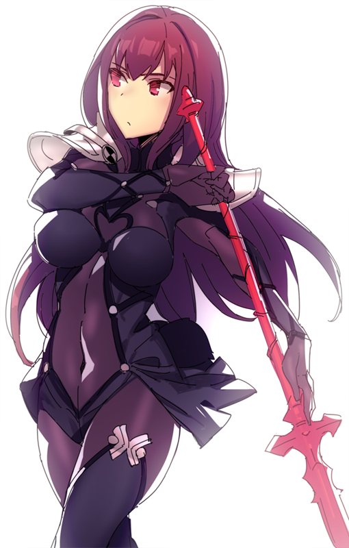 scathach (fate and 1 more) drawn by kanjy00u