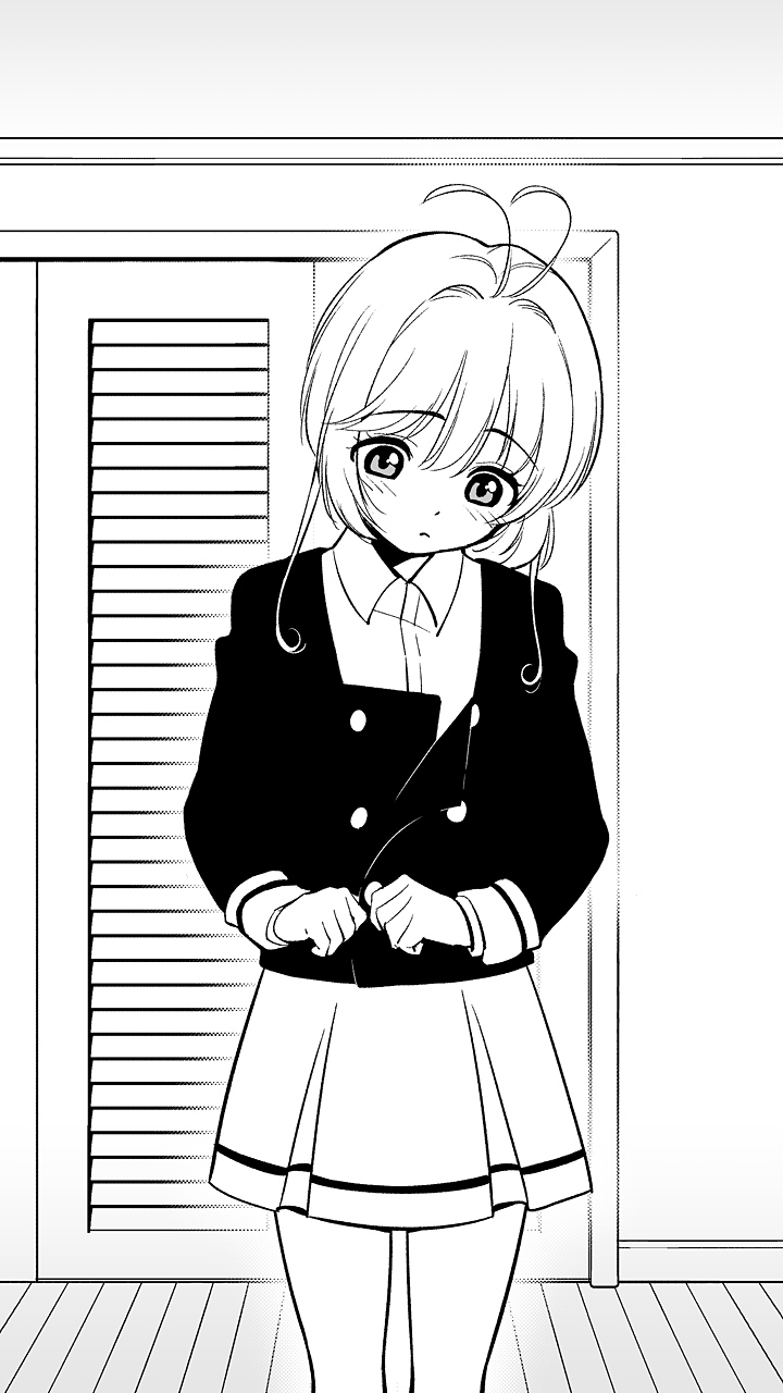 kinomoto sakura (cardcaptor sakura and 1 more) drawn by ukokkei