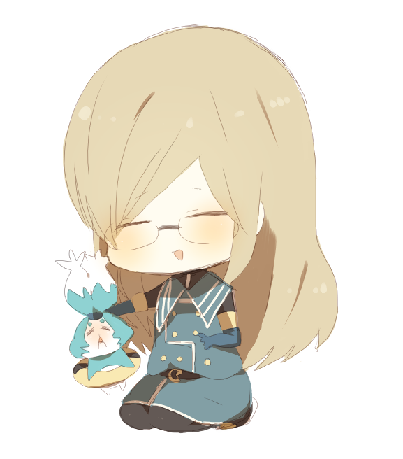 jade curtiss and mieu (tales of and 1 more) drawn by mayana_(bbpp)