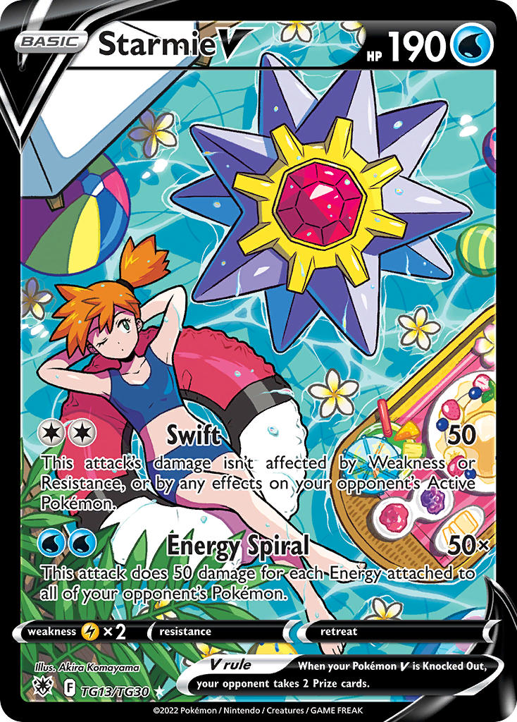 misty and starmie (pokemon and 2 more) drawn by komayama_akira