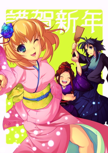 alexia lynn elesius, levin brenton, and labyrinthia wordsworth (wild arms and 1 more) drawn by enoo