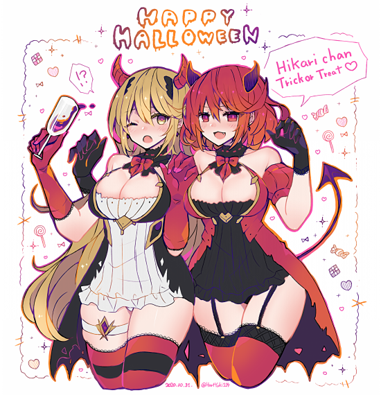 pyra and mythra (xenoblade chronicles and 1 more) drawn by haruto_yuki