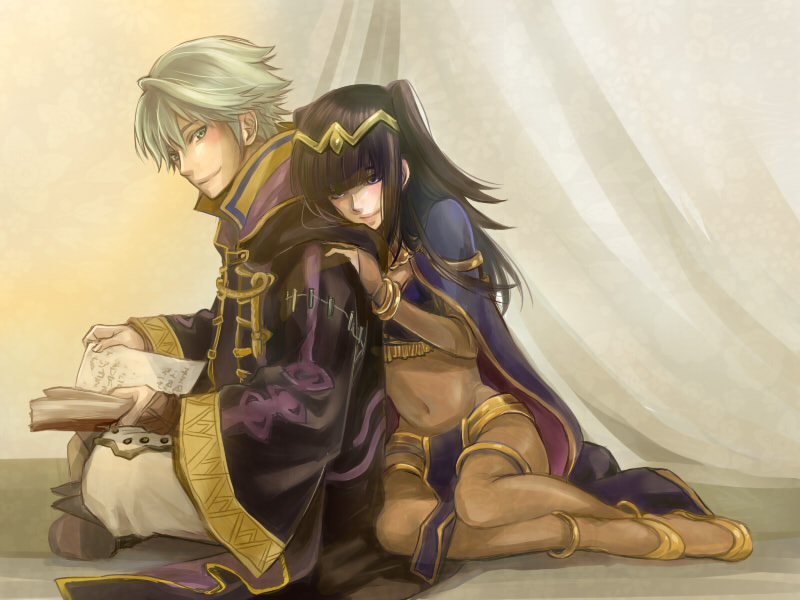 male robin and tharja (fire emblem and 1 more) drawn by otoka_hisagi