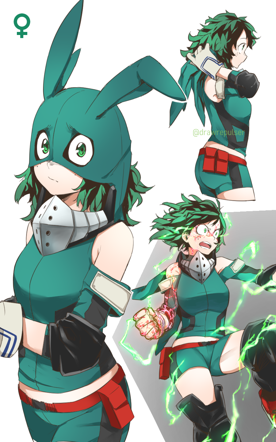 Midoriya Izuku Boku No Hero Academia Drawn By Drawrepulser Danbooru