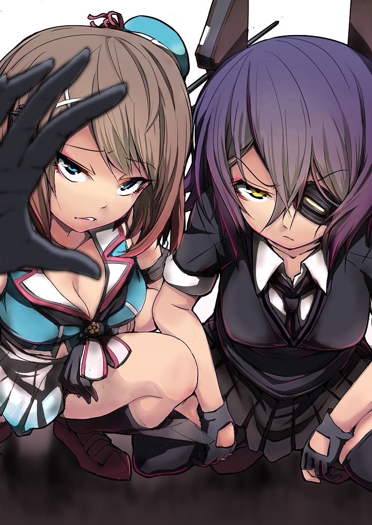 tenryuu, maya, and maya kai ni (kantai collection) drawn by wisespeak