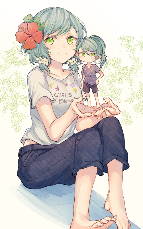 hikawa sayo and hikawa hina (bang dream!) drawn by mikan-uji
