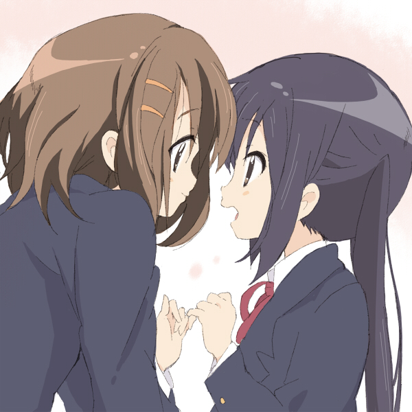 nakano azusa and hirasawa yui (k-on!) drawn by core_(mayomayo)