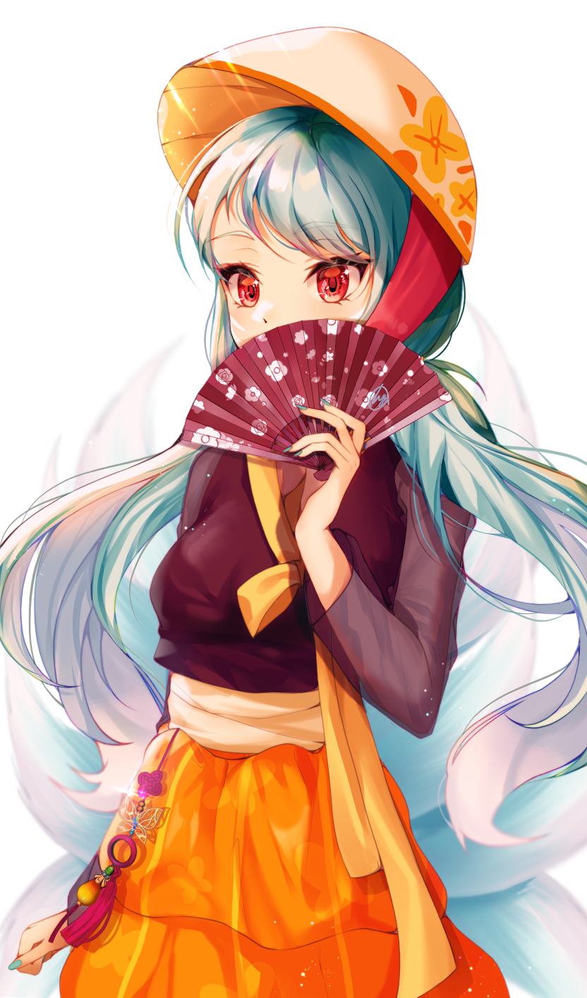 kumiho cookie (cookie run and 1 more) drawn by harong