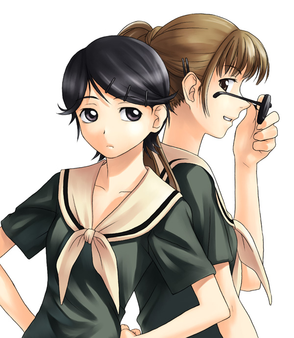 yamaguchi mami and tsukiyama minako (maria-sama ga miteru) drawn by tanaka_shoutarou