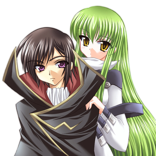 c.c. and lelouch vi britannia (code geass) drawn by tamagawa_yukimaru