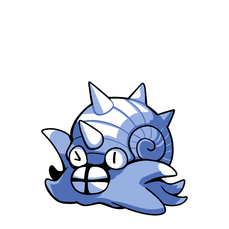 omastar (pokemon and 1 more) drawn by rumwik