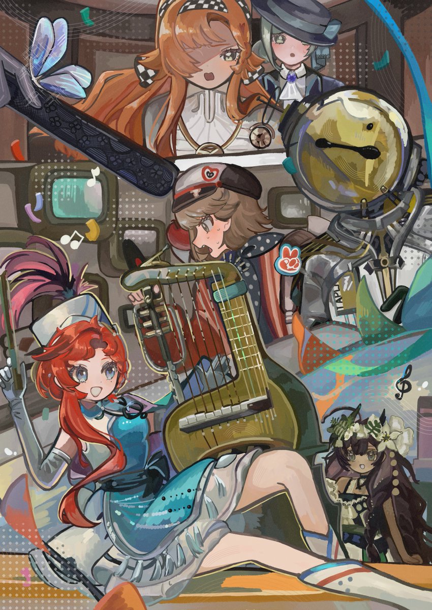 vertin, sonetto, regulus, barcarola, fatutu, and 2 more (reverse:1999) drawn by sitamiyamiyako