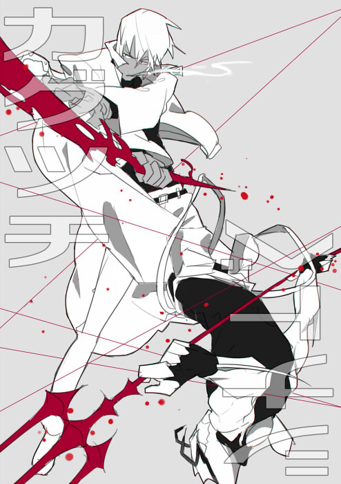 zap renfro and zed o' brien (kekkai sensen) drawn by nosuke2z