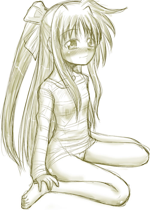 fate testarossa (lyrical nanoha and 2 more) drawn by mitsurugi_tsurugi