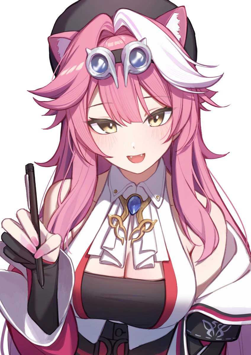 raora panthera (hololive and 1 more) drawn by resu_desu